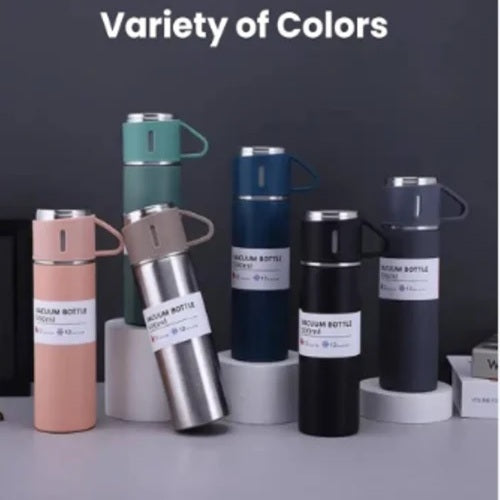 Vacuum Flask Bottle with Cup Set 500ml