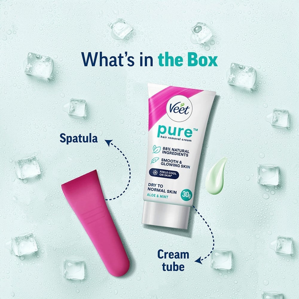 Veet Pure Hair Removal Cream (For Dry Skin) 30gm