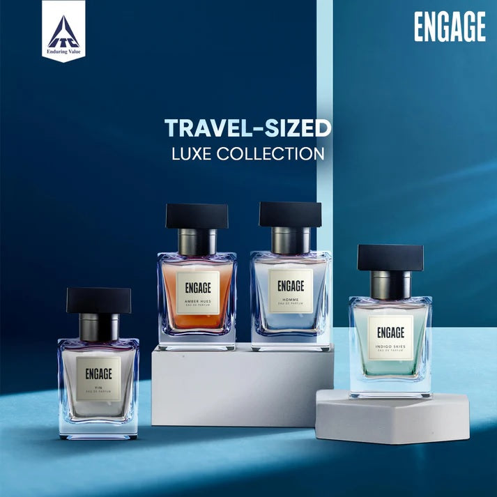 Engage Gift Assorted Luxury Perfume Set - For Men, 100ml, Long Lasting, Assorted Pack, Birthday Gift, Anniversary Gift, 25ml x 4