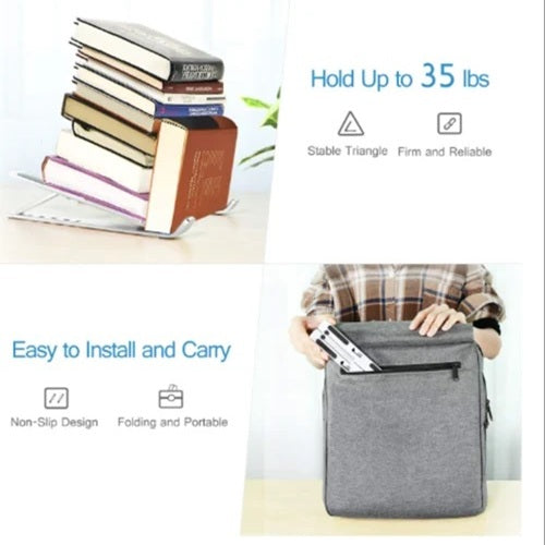 Laptop Stand, Metal 10-90 Degree Premium Aluminum Laptop Stands Suitable for Travelling