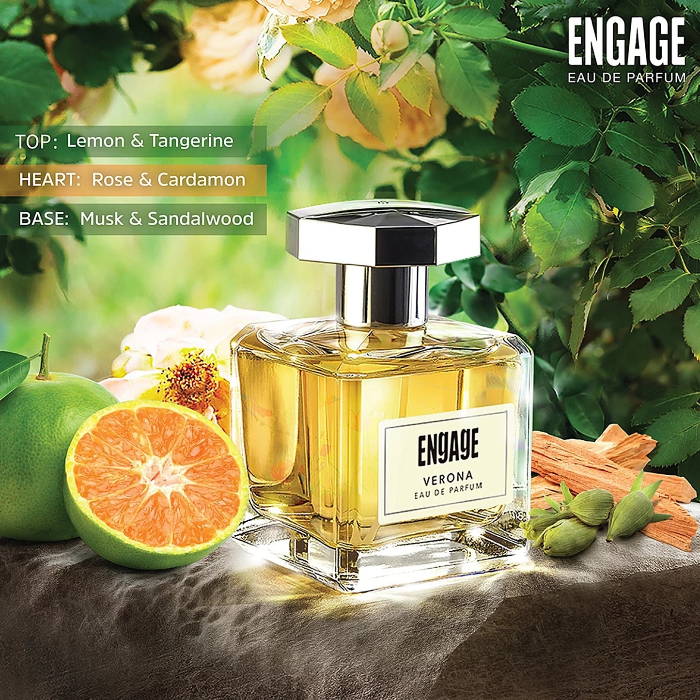 Engage Verona Eau De Parfum - For Women, 100 ml (Get Tester Free)
