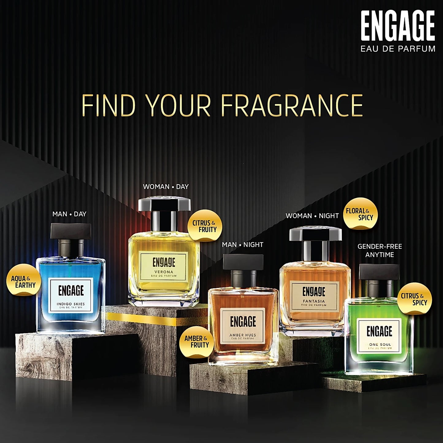 Engage Verona Eau De Parfum - For Women, 100 ml (Get Tester Free)