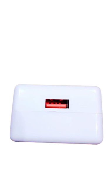 GKON Dura Charge 3.1A Type-C Fast Travel Charger with USB Cable (White)