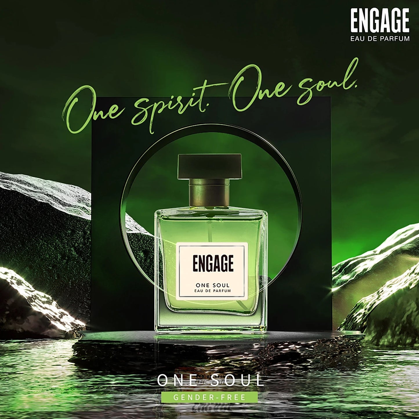Engage One Soul Eau De Parfum - For Women & Men, 100 ml (Get Tester Free)