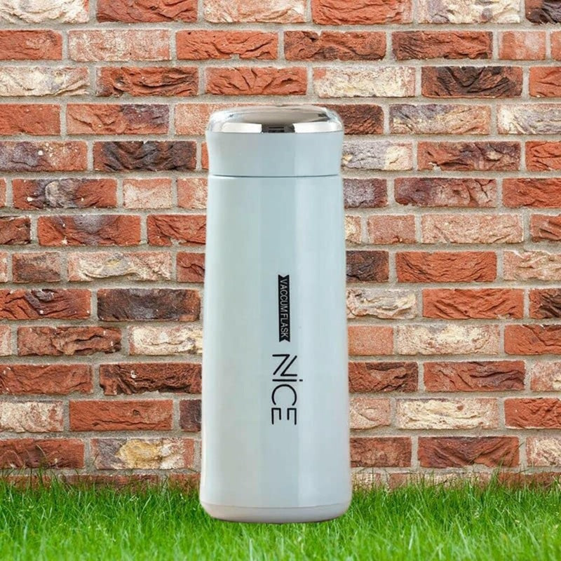NICE Handy Water Bottle 400 ml, Leak-Proof Screw Cap, Easy Carry Loop, BPA-Free Plastic, Travel, Gym & Office Use (Blue)