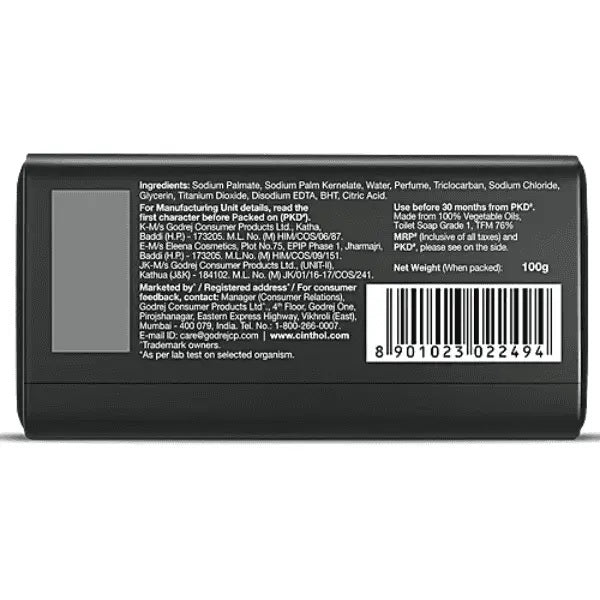 godrej cinthol health soap 99.9% germ protection 3*100 gm
