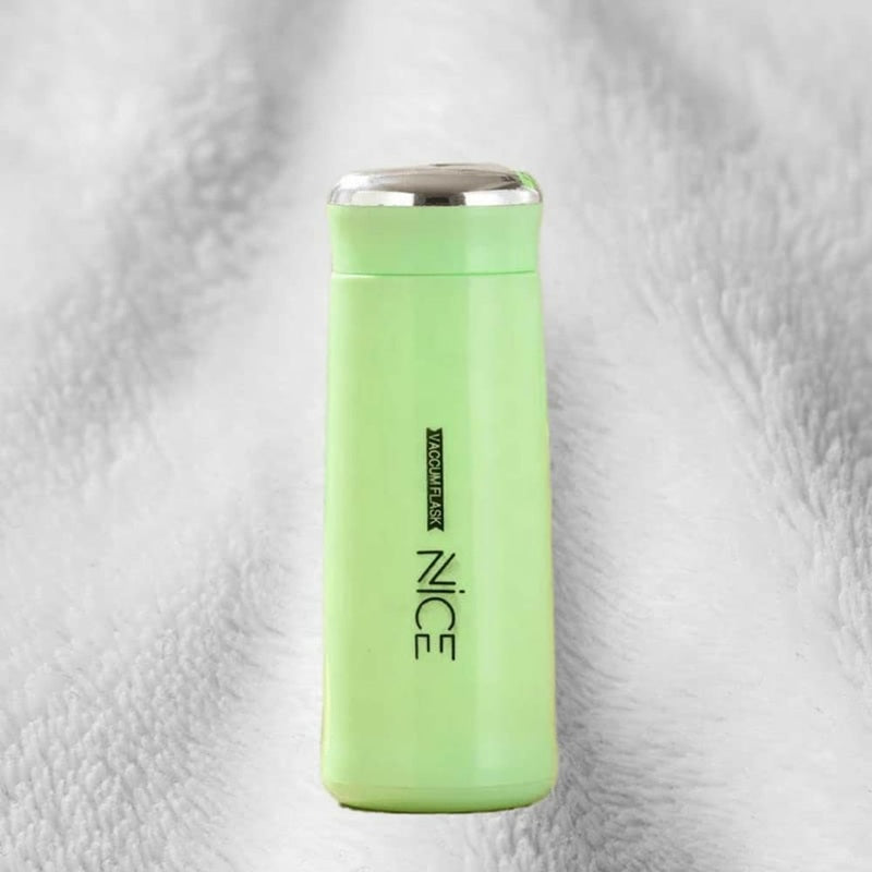 NICE Handy Water Bottle 400 ml, Leak-Proof Screw Cap, Easy Carry Loop, BPA-Free Plastic, Travel, Gym & Office Use (Green)
