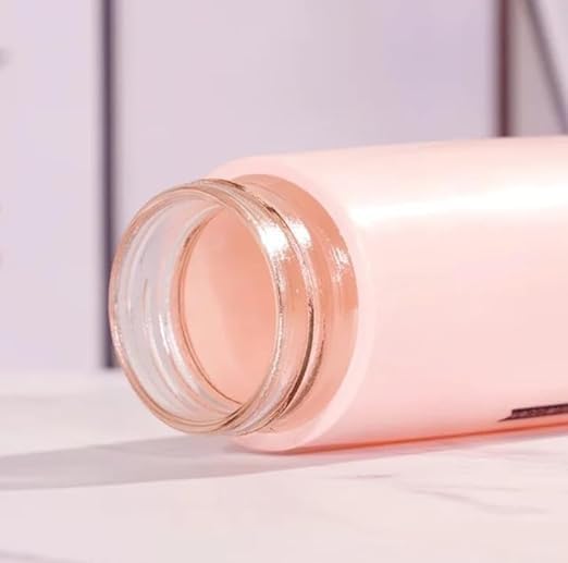 NICE Handy Water Bottle 400 ml, Leak-Proof Screw Cap, Easy Carry Loop, BPA-Free Plastic, Travel, Gym & Office Use – Pink