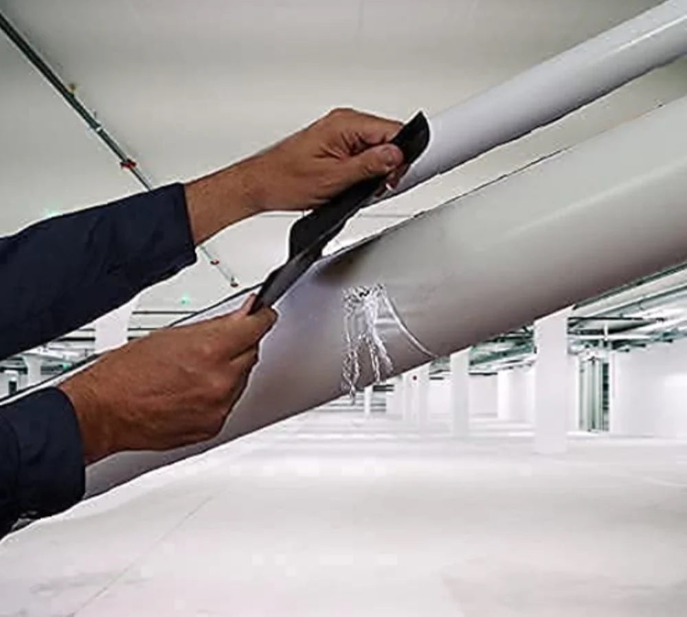 Aluminium Foil Butyl Rubber Waterproof Tape | Super Strong Self Adhesive Sealant | Heat & Water Resistant Leak Proof Tape for Roof, Pipe, Wall, Metal & Crack Repairs (Multi-Purpose, Silver)