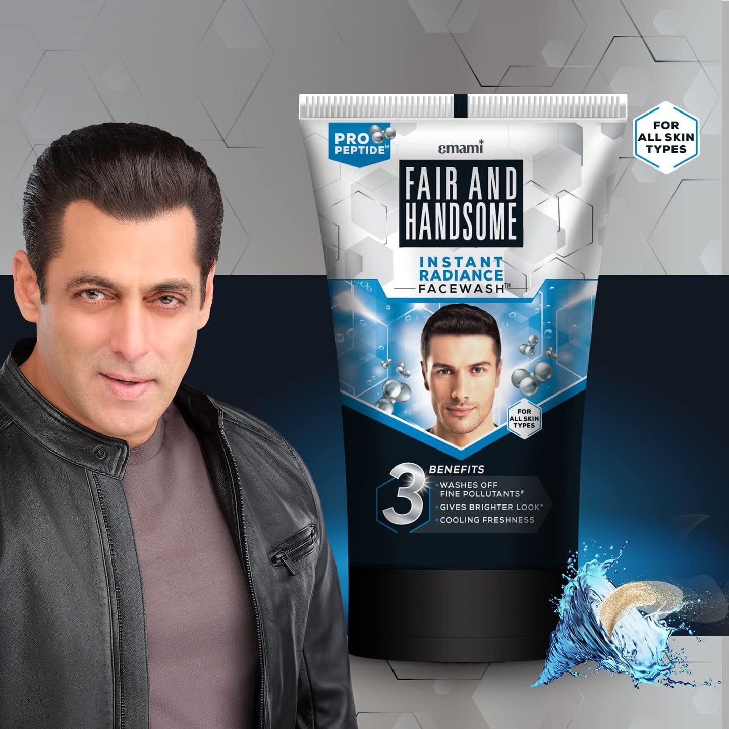 Fair and Handsome Instant Radiance Face Wash, 100g