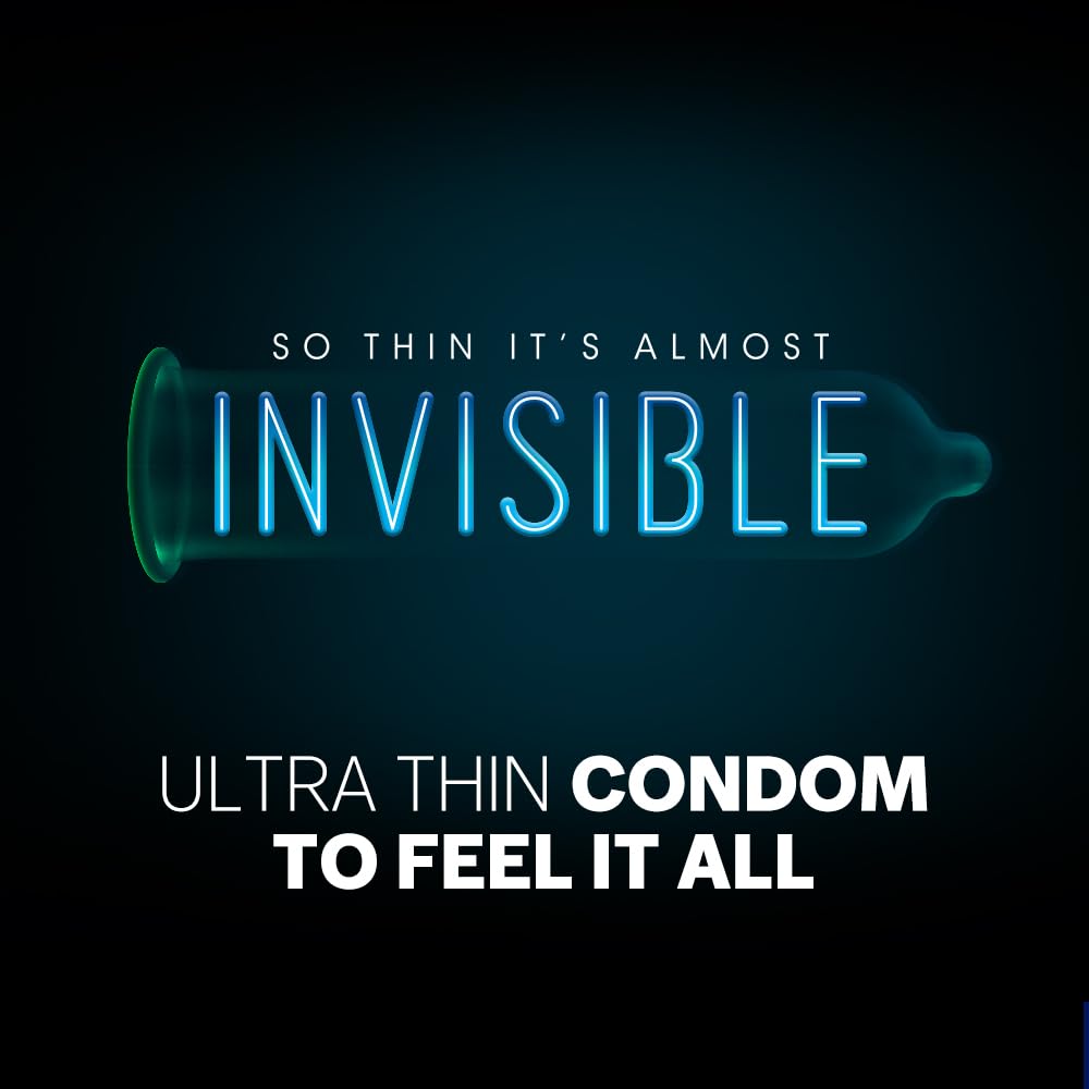 Durex Close Fit Invisible Condoms for Men - 10s | Ultra Thin Condom