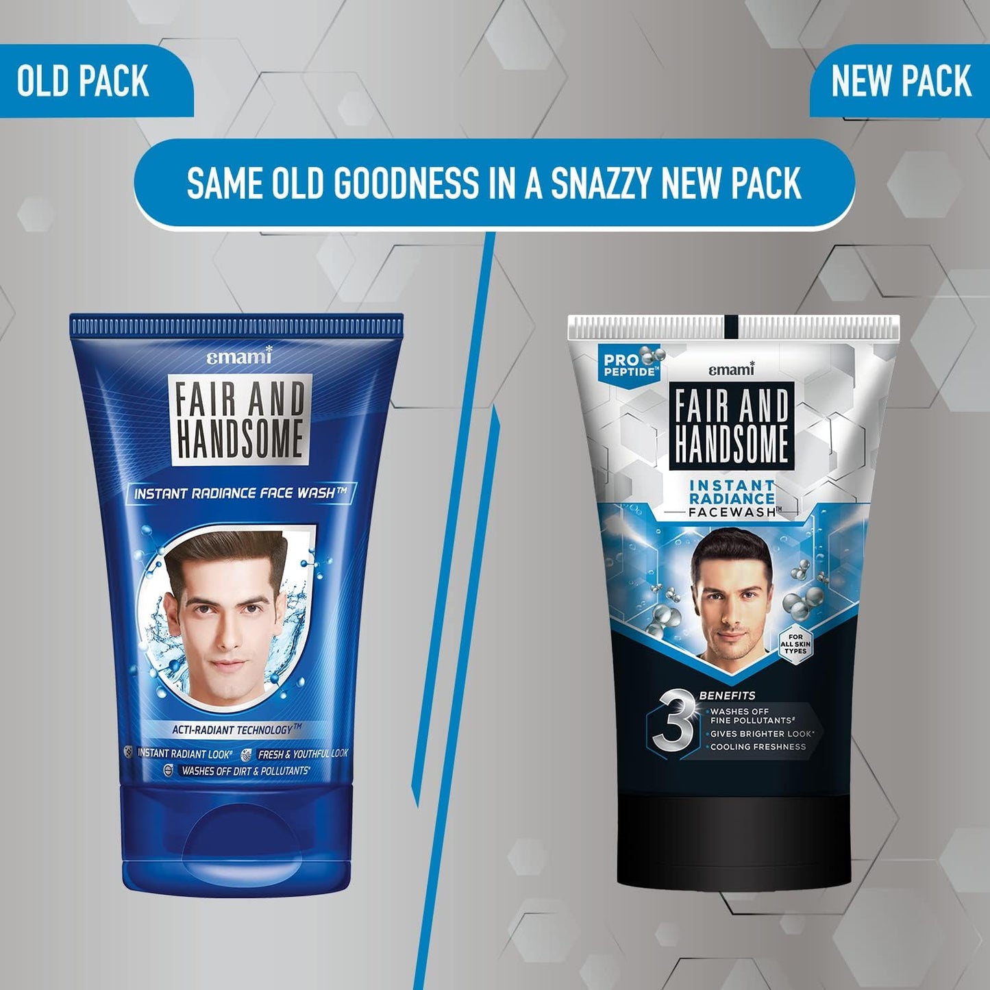 Fair and Handsome Instant Radiance Face Wash, 100g