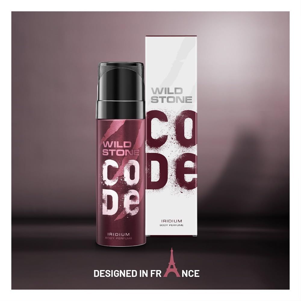 Wild Stone CODE Iridium Body Perfume for Men, 150ml | No Gas Deodorant | Long Lasting Body Spray
