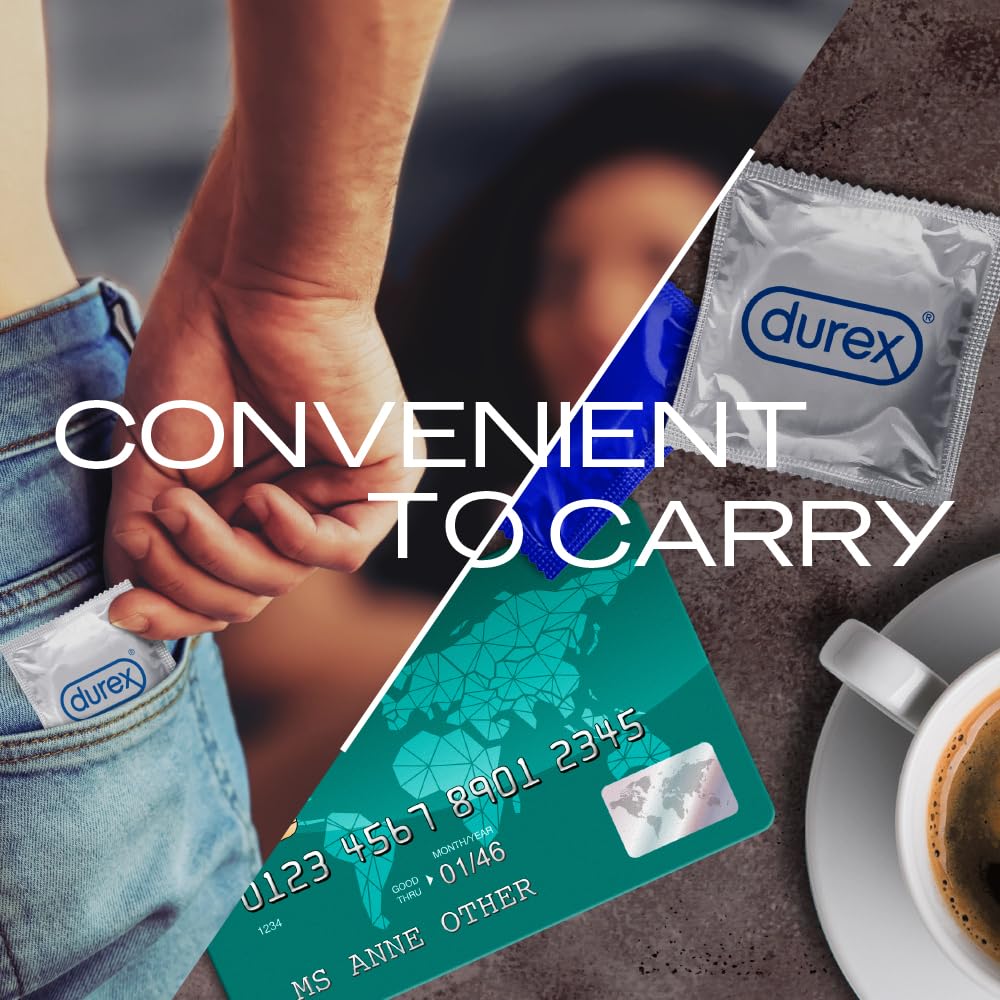 Durex Close Fit Invisible Condoms for Men - 10s | Ultra Thin Condom