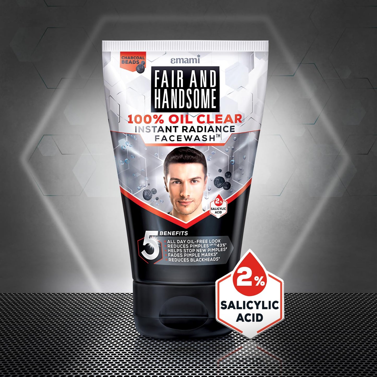 Fair And Handsome 100% Oil Clear Instant Radiance Face Wash™, 100g