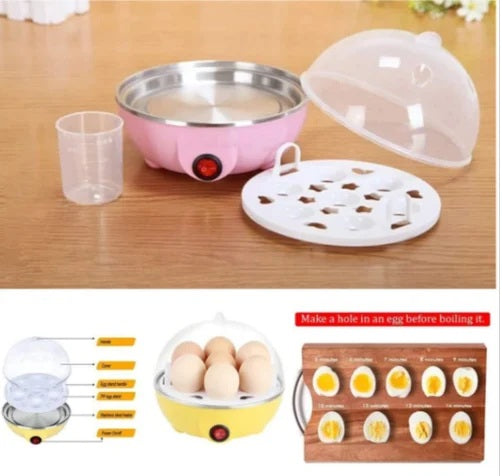 Plastic Electric Egg Boiler, 7 Egg Electric Boiler, Multicolor Electrical Egg Boiler, For Kitchen