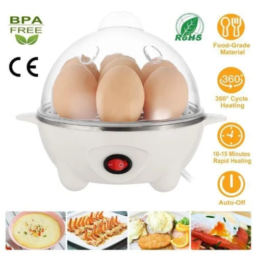 Plastic Electric Egg Boiler, 7 Egg Electric Boiler, Multicolor Electrical Egg Boiler, For Kitchen