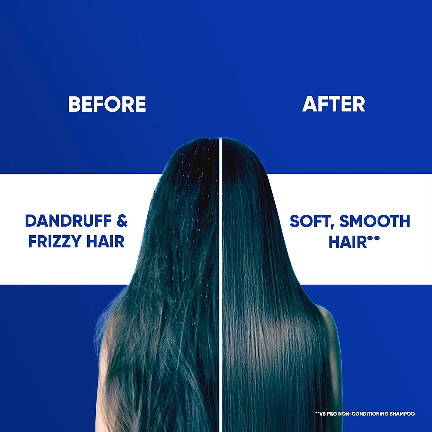 Head & Shoulders Smooth & Silky 2 in 1 Anti-Dandruff Shampoo + Conditioner, Upto 100% Dandruff Free, 1 L
