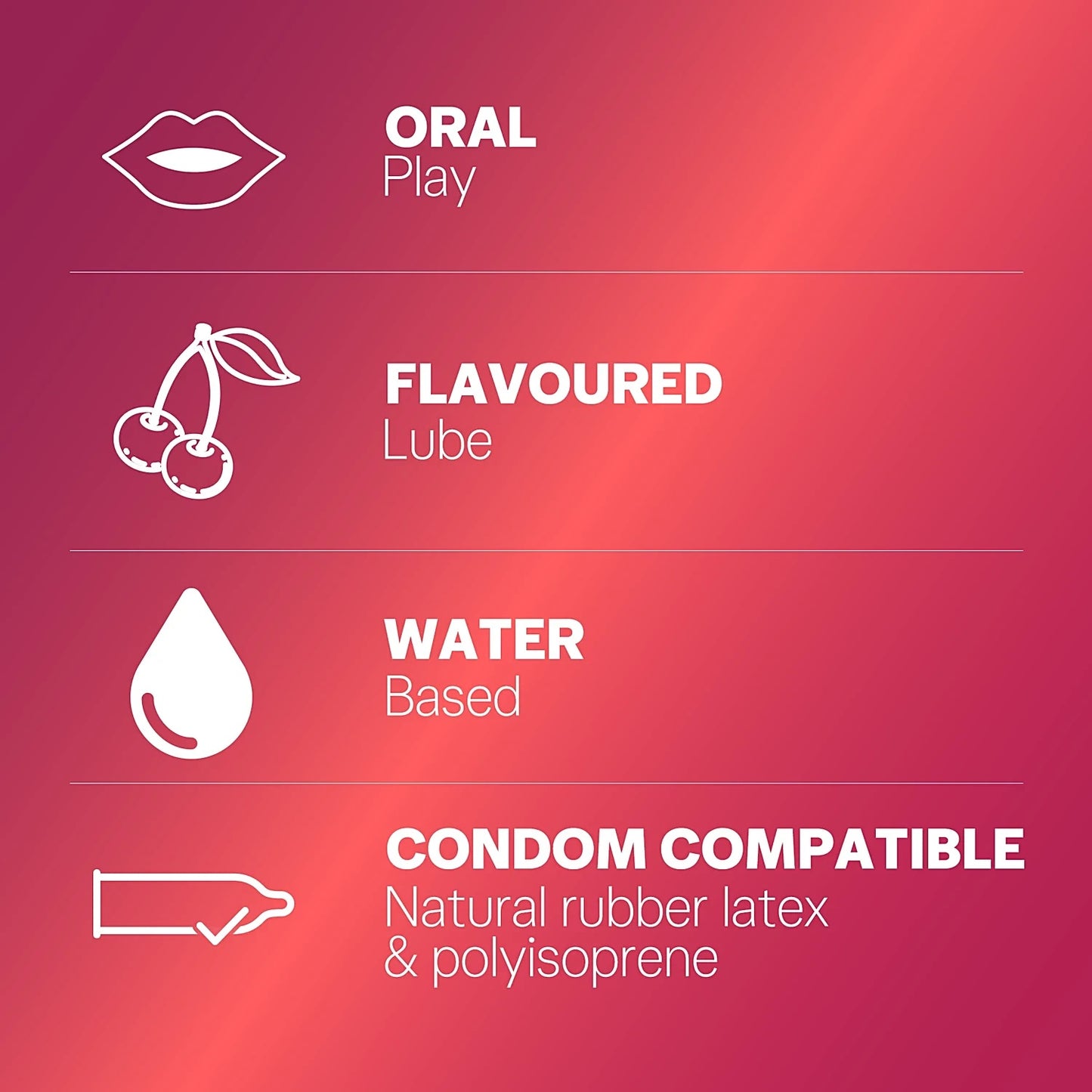 Durex Cherry Lubricant, 50 ml