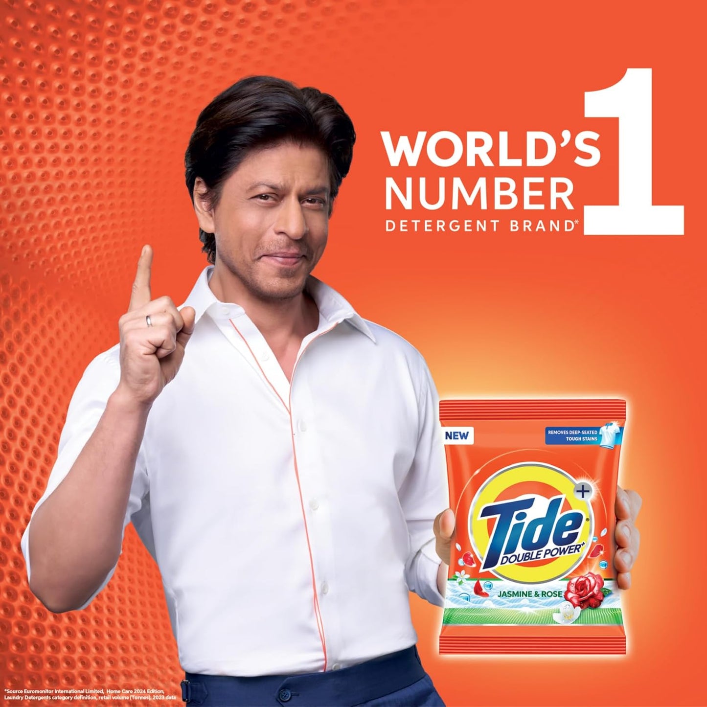 Tide Plus Double Power Detergent Washing Powder Jasmine & Rose 7kg + 3kg FREE