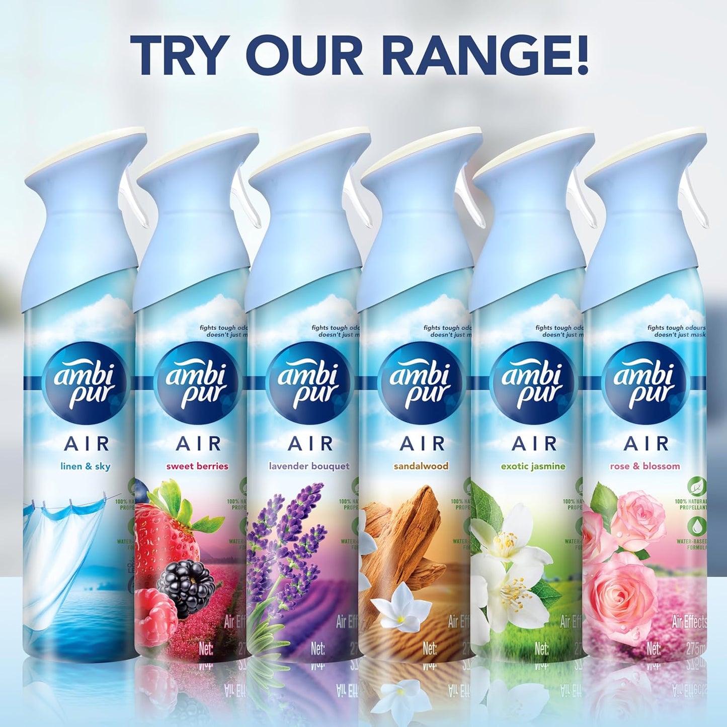 Ambi Pur Air Freshener Spray - Lavender Bouquet - 275 ml