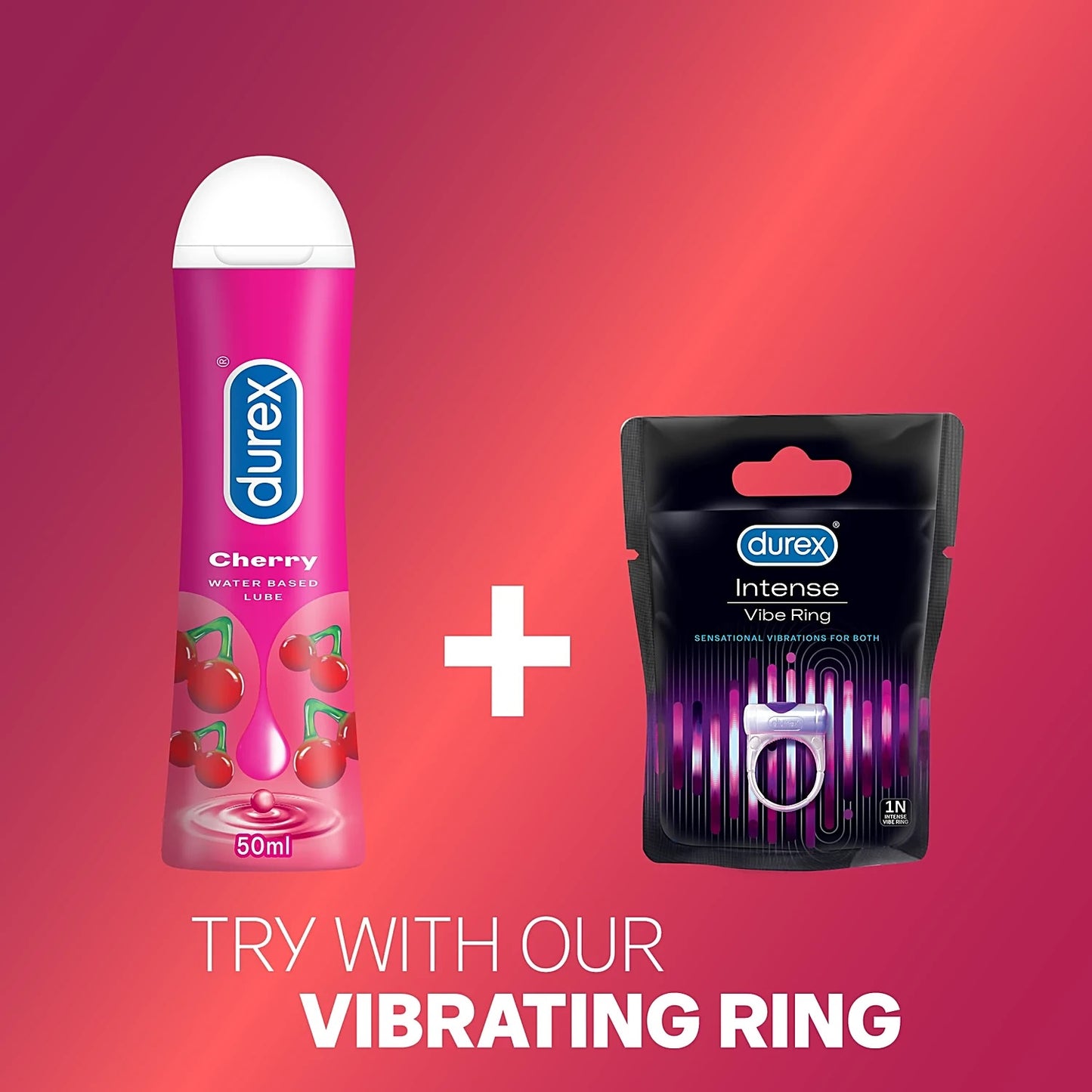 Durex Cherry Lubricant, 50 ml