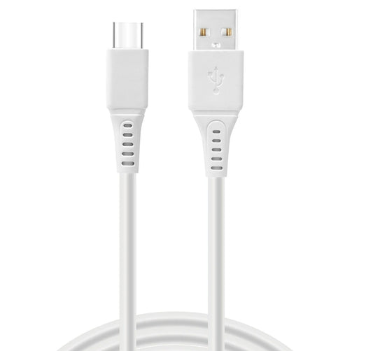 KIKO 2.1A Fast Charging Type-C USB Cable | Unदेखी Series | 1000mm | Quick Charge & Data Sync | Compatible with Android Smartphones & Tablets (White)