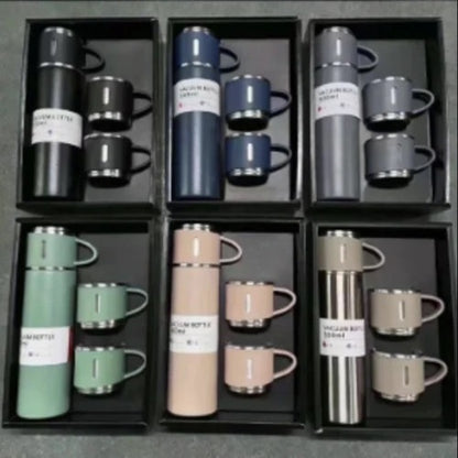 Vacuum Flask Bottle with Cup Set 500ml