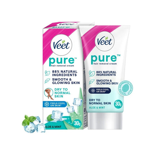 Veet Pure Hair Removal Cream (For Dry Skin) 30gm