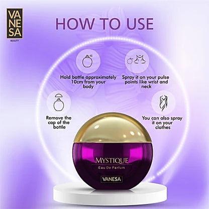Vanesa Mystique Perfume - Aromatic Fragrance, For Women, 50 ml