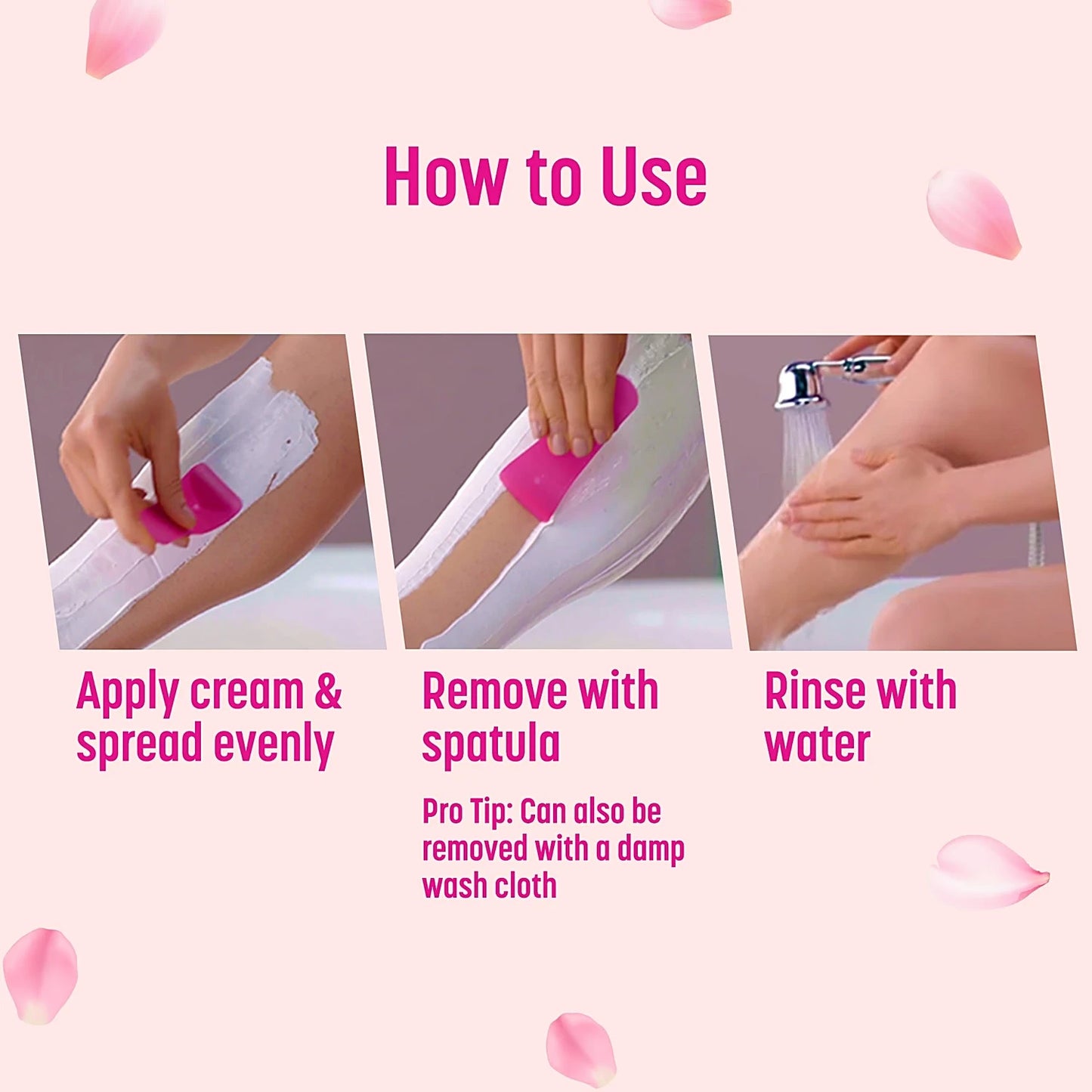 Veet Pure Hair Removal Cream - Aloe & Rose, Fresh Smell, Normal Skin, 30 g