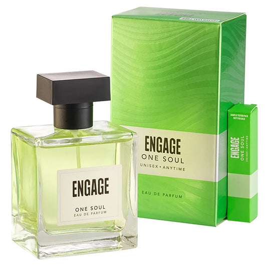 Engage One Soul Eau De Parfum - For Women & Men, 100 ml (Get Tester Free)
