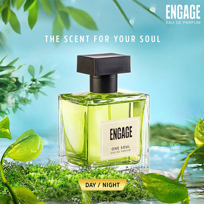 Engage One Soul Eau De Parfum - For Women & Men, 100 ml (Get Tester Free)