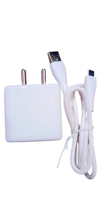 GKON Dura Charge 3.1A Type-C Fast Travel Charger with USB Cable (White)