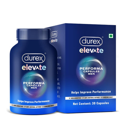 Durex Elevate Performa Shilajit Capsules For Men, 30 Capsule