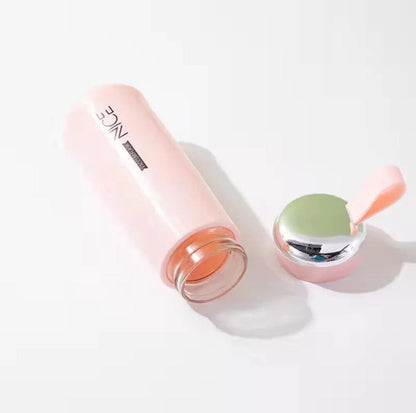 NICE Handy Water Bottle 400 ml, Leak-Proof Screw Cap, Easy Carry Loop, BPA-Free Plastic, Travel, Gym & Office Use – Pink