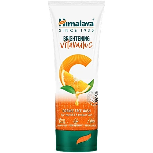 Himalaya Brightening Vitamin C Orange Face Wash, 100 ml