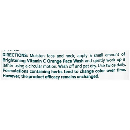 Himalaya Brightening Vitamin C Orange Face Wash, 100 ml
