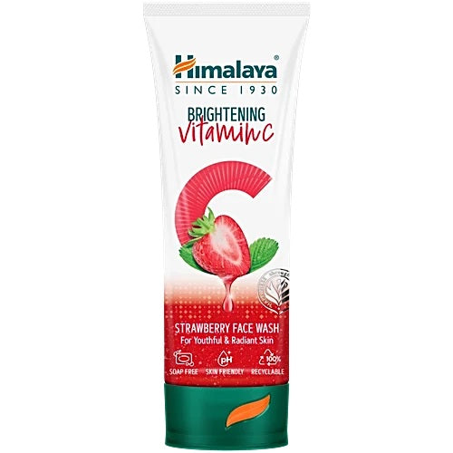 Himalaya Brightening Vitamin C Strawberry Face Wash, 100 ml