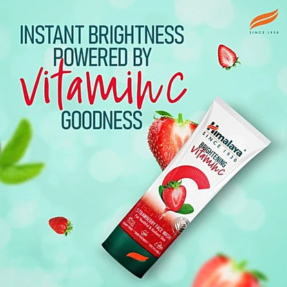 Himalaya Brightening Vitamin C Strawberry Face Wash, 100 ml