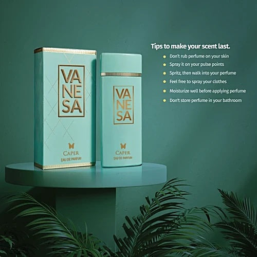 Vanesa Caper Eau De Parfum - For Women, 60 ml