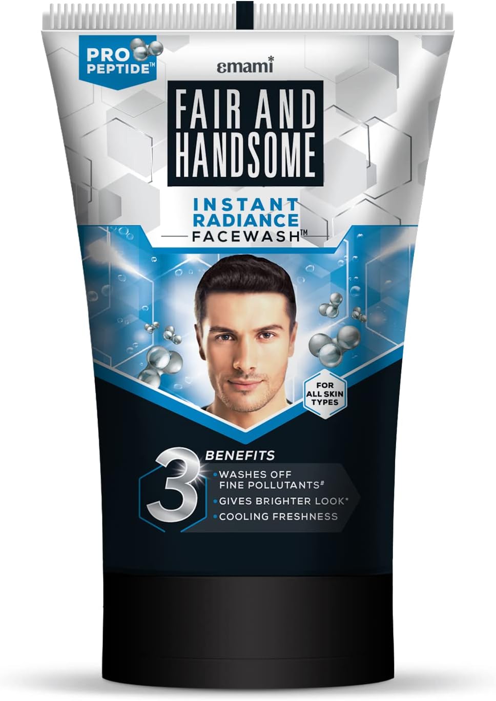 Fair and Handsome Instant Radiance Face Wash, 100g