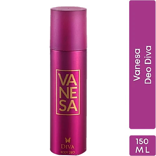 Vanesa Diva Deodorant Body Spray - Refreshing Fragrance, 150 ml