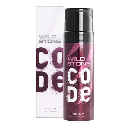 Wild Stone CODE Iridium Body Perfume for Men, 150ml | No Gas Deodorant | Long Lasting Body Spray