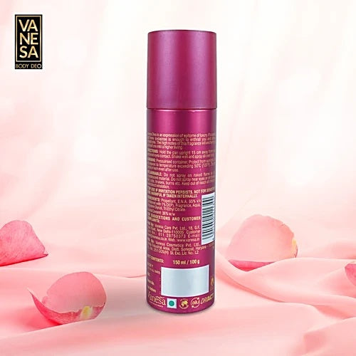 Vanesa Diva Deodorant Body Spray - Refreshing Fragrance, 150 ml