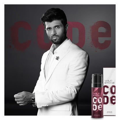 Wild Stone CODE Iridium Body Perfume for Men, 150ml | No Gas Deodorant | Long Lasting Body Spray