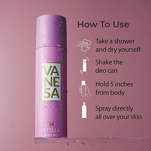 Vanesa Stella Body Deo, 150 ml