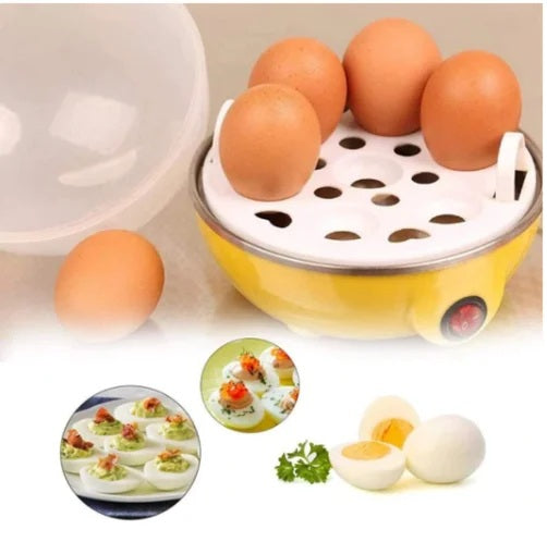 Plastic Electric Egg Boiler, 7 Egg Electric Boiler, Multicolor Electrical Egg Boiler, For Kitchen