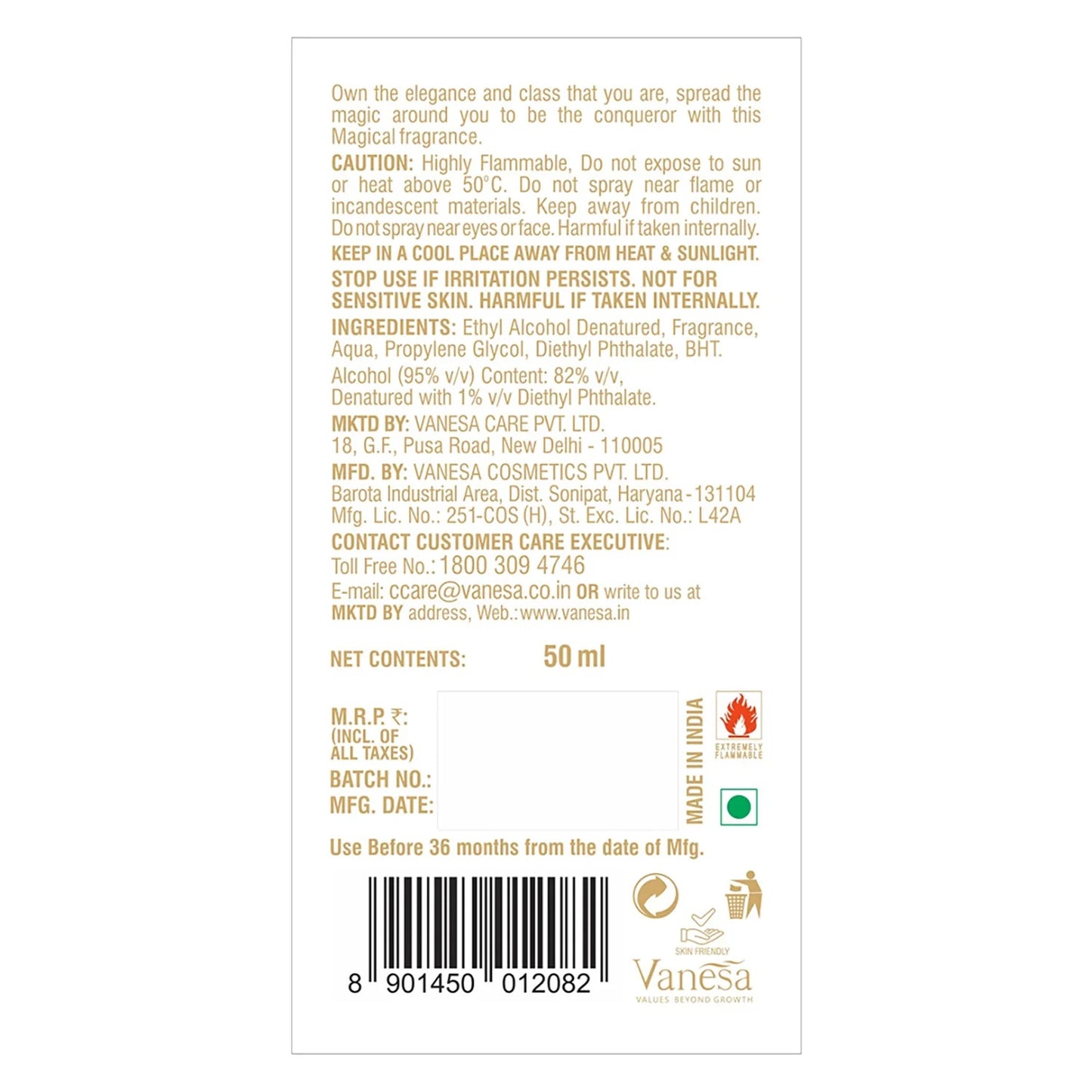 Vanesa Magic Pear Perfume 50ml