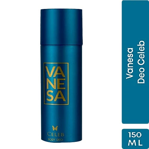 Vanesa Celeb Deodorant Body Spray - Refreshing Fragrance, 150 ml